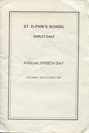 Speech Day 1979 cover